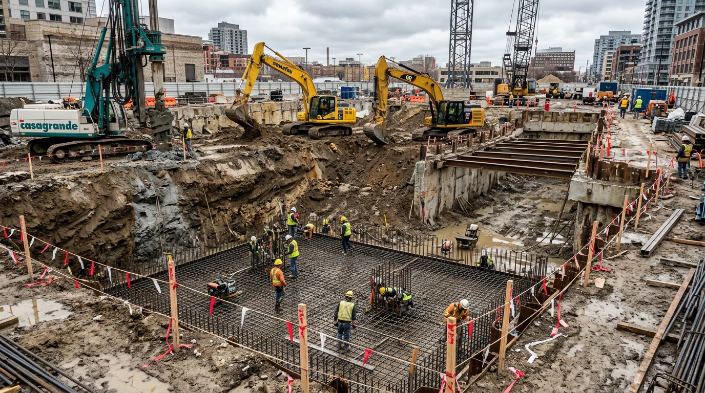 Deep foundation engineering